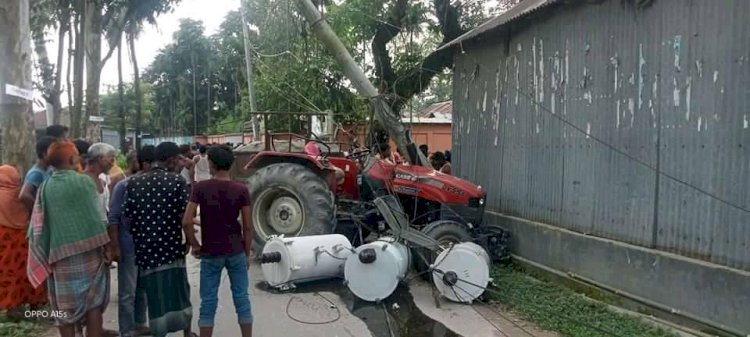 রংপুরে বৈদ্যুতিক খুঁটি থেকে ট্রান্সফরমার পড়ে যুবকের মৃত্যু