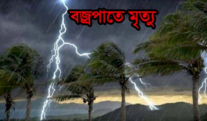 ফুলবাড়ীতে বজ্রপাতে ধান কাঁটা শ্রমিকের মৃত্যু -আহত-১